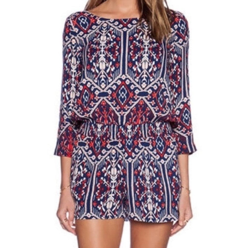Ella Moss Flora Vista Shorts Romper